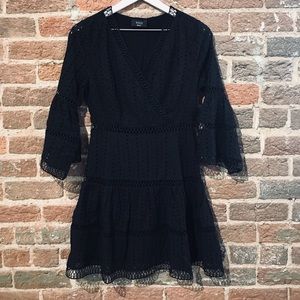 NEVER WORN, Long Bell Sleeve Dress.